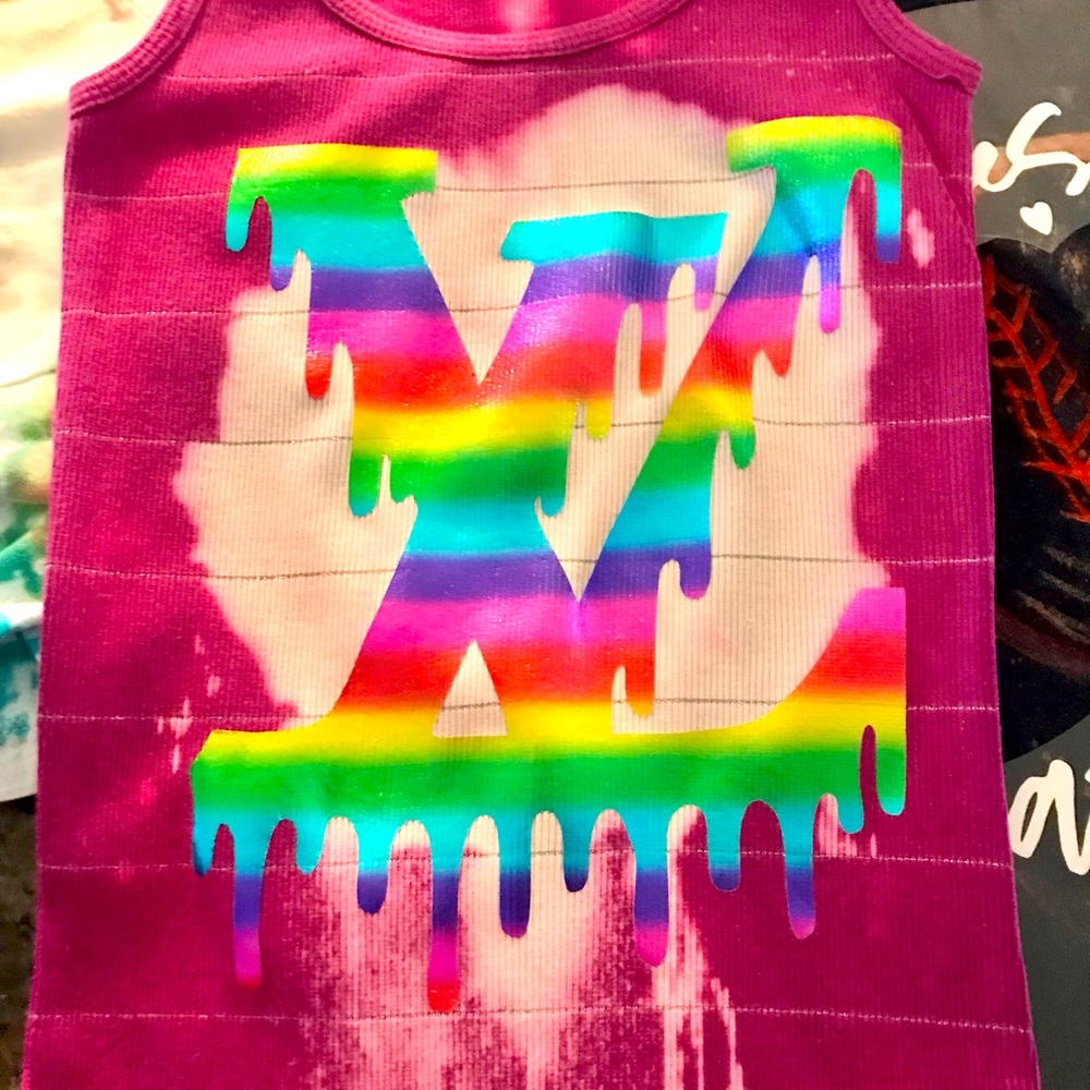 Louie inspired bleached tank top